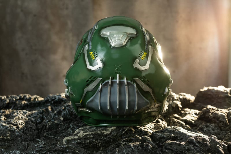 x-costume قناع دوومغاي للبالغين من الراتنج للرجال قناع كامل الرأس دووم لقناع هالوين تنكر ملحقات النسخة المحدثة - Image 5